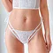 40FBT  Floral sexy Thong